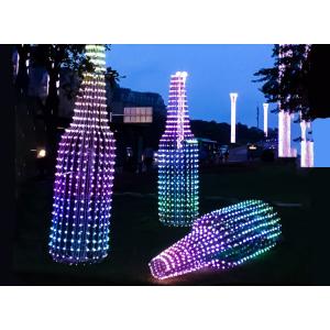 LED Outdoor Iron Art Bottle Modeling Lamp Landscape Lamp Decoration Can Be Customized Full Color Outdoor Creative