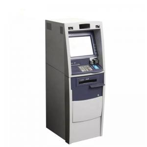 お金が付いている Mefree のデビット カードの近くの屋内 ATM の現金自動預け払い機カードレス ATM