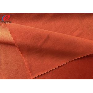 90% Polyester 10% Spandex Weft Knitted Fabric , Plain Dyed Sportswear Fabric