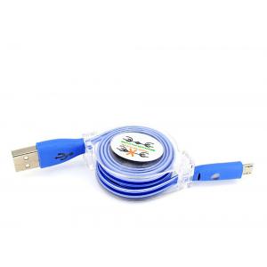 Colorful Led Usb Port Extension Cord Phone Cord PVC Material With 8 Pin Charger