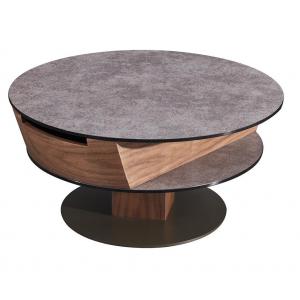 Antiwear Ceramic Round Coffee Shop Table Lightweight For Restaurant