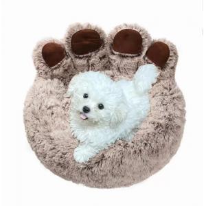China Winter Warm Round Shape Pet Sleeping Bed Warm Dog House Cozy Nest For Dog Cat supplier