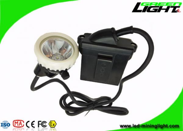 PC Body Led Miners Cap Lamp Headlight 10000lux Rechargeable Flame Resisitant