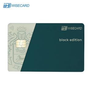 China 70x40mm Smart Business Metal Card For Access Control supplier