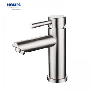 China 304 Stainless Steel Kitchen Faucet Bathroom Tap Hot Cold Basin Mixer Faucet supplier