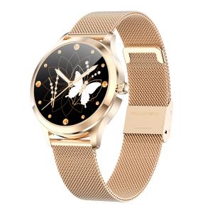1.1 Inch 190mAh LW07 Round Dial Smart Watch For Ladies HRS3603