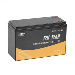 China 12V 12Ah LiFePo4 Battery, 2000+ Cycles LFP Battery For Small UPS, Power Wheels, Fish Finder, Scooters supplier