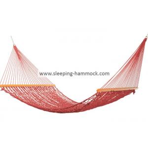 13 ' Portable Garden Deluxe Polyester Rope Hammock , Red Extra Large Rope Hammock