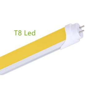 China Base pivotante et tube LED sans scintillement Couverture jaune avec Triac Dimmable 140lm/w 6000k Aluminium supplier