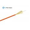 Yellow Simplex Fiber Optic Cable Single Mode Multimode PVC LSZH OFNP Jacket