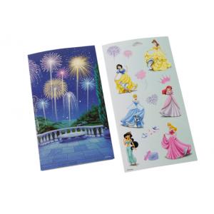 China 8in * 7in Lovely princess mini poster Self Adhesive Sticker supplier