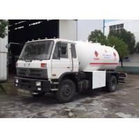 China 10000 Liter 5 MT Dongfeng LPG Gas Tanker Truck Fuel Delivery Tanker For Butan Gas Delivery / Refilling on sale