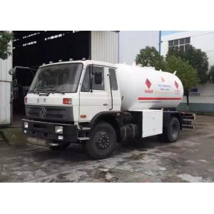 10000 Liter 5 MT Dongfeng LPG Gas Tanker Truck Fuel Delivery Tanker For Butan Gas Delivery / Refilling