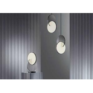 Modern led metal drop pendant lighting fixtures indoor mirror ceiling chandelier living room decor pendant lamp