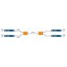 China 2x1.25G to 2.5G SFP Fiber Multiplexer wholesale
