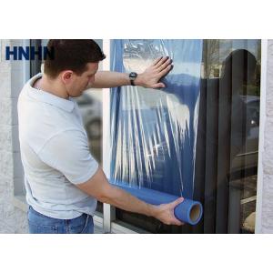 500mm Blue Transparent Printing Logo Window Shield Protection Film