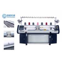 China Wool Polyester 7g Scarf Knitting Machine Textile 52 Inch Three System Single Carriage on sale