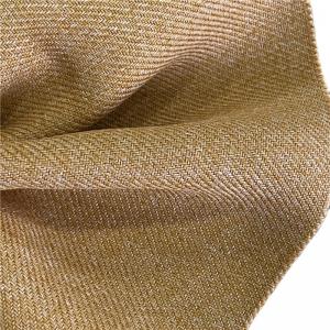 Dyed Heavyweight Mechanical Stretch Cavalry Twill Cation 325GSM Fake Wool Fabric for Suits