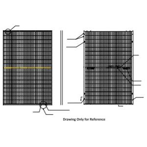 String Inverter Flexible PV Solar Panels For Ground Mounting System