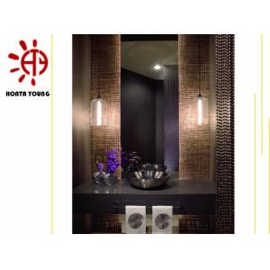 China HTY - TC 300 300*300 Hot Sale Glass Mosaic Tile for Home Hotel Building Decoration supplier