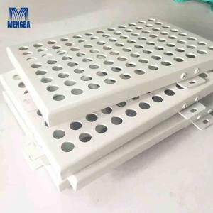 Customized Aluminium Curtain Wall Punched Plate Cladding Facade