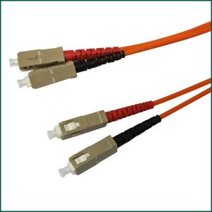 China SC / PC - MM - D X- 3.0mm - 1m low insertion loss, high return loss Fiber Optic Patch Cord supplier