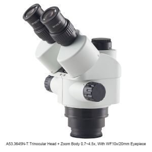China Trinocular Stereo Optical Microscope With Optional Eyepieces / Auxiliary Objectives wholesale