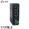 E-Link Gigabit Power Over Ethernet Injector 12~48VDC Power Input DIN Rail / Wall