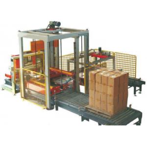 China Low Position Automatic Palletizer Machine , Auto Carton Palletizer Whole Stack Output  supplier