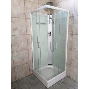 China White Background 4mm Glass Square Shower Cabin 80X80cm wholesale