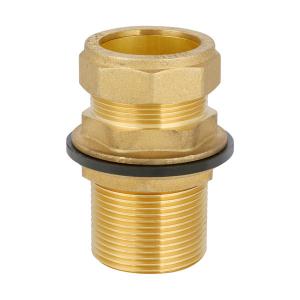 15x1/2" Female Brass Water Tank Connector HPb 57-3 Material Corrosion Resistant