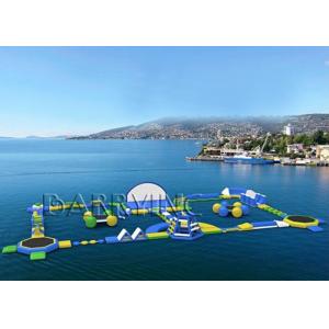 Outdoor Water Waves Water Park Equipment , Inflatable Floating Water Park