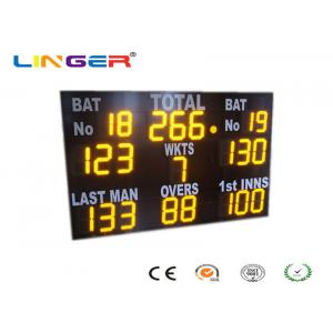 High Brightness Electronic Cricket Scoreboard , Water Proof Cricket Digital Scoreboard