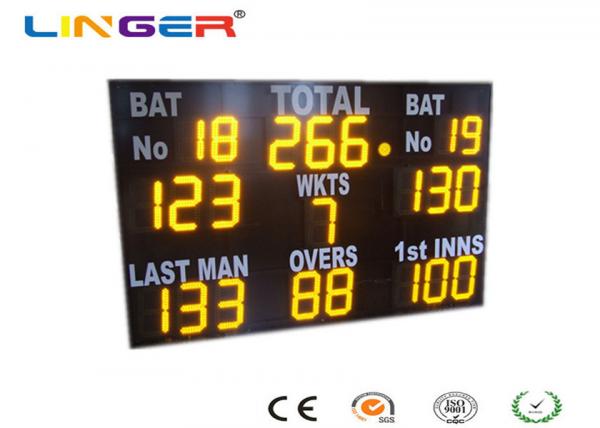 High Brightness Electronic Cricket Scoreboard , Water Proof Cricket Digital