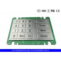 Ruggedized Vandal-Resistant Metal Numeric Keypad With 16 Large Metal Keys For Vending Machine