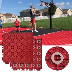 China FIBA Water Repellent Polypropylene Interlocking Tiles Badminton Basketball Court Flooring Tiles supplier