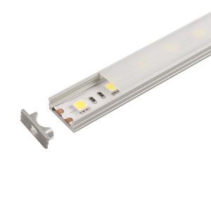 China led light strip channel diffuser 1706 with profile light fitting supplier