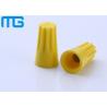 China Wire Joint Connector With PVC Sleeve , Yellow SP4 Screw On Wire Insulated Wire Connectors wholesale