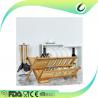 China Houseware kitchen cabinet bamboo tableware drying dish rack wholesale