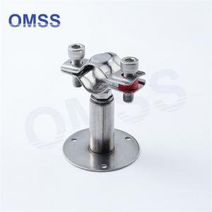 1 2 Sanitary Fittings Food Grade Stainless Steel Tube Support Sanitary Hose Clip Clamp Hanger