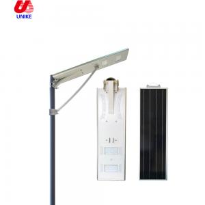 China 2020 New Design High lumen waterproof ip65 60w 30w integrated solar led street light price supplier