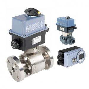 China Burkert 8804 Electric Rotary Actuator With 2/2 Way Ball Valve For Control Valve Solution supplier