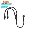China Câble répartiteur US Plug vers Dual PowerCON - Cordon d'alimentation CA à 2 ports pour audio, éclairage, scène et équipement professionnel wholesale