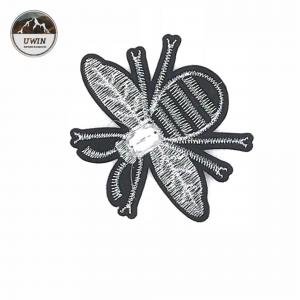 China DIY Black Small Size Bee Embroidery Patch, Patch Decorative Jacket and Bag wholesale