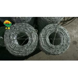 Zinc Coating Galvanized Barbed Wire For Resident Usage