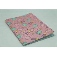 China Adorable Pink Pig Softcover Saddle Stitch Binding Notebook Printing Service on sale