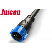 China Jnicon IP67 Plug Electrical Connectors 3 Power 13 Signal Push Locking With Cable on sale