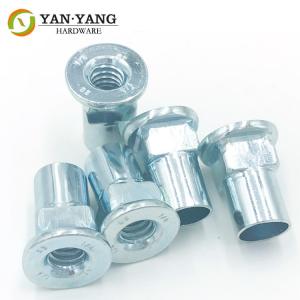 Furniture Hardware Casing Fasteners zinc iron Wooden Board Nuts