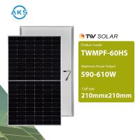 China TW 595W Monofacial High Power Solar Panel Half Cell 605W 610W 600W on sale