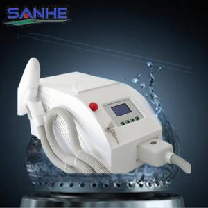 1064mm&532mm q switched tattoo removal machine/nd yag laser working